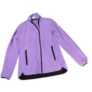 HELLY HANSEN Textured Fleece Zip Up Jacket